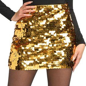 Tipsy Elves Sequin Skirt Large NWT